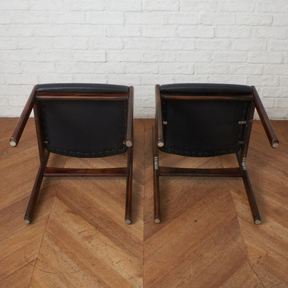 ダイニングチェア 2脚セット / 張替済