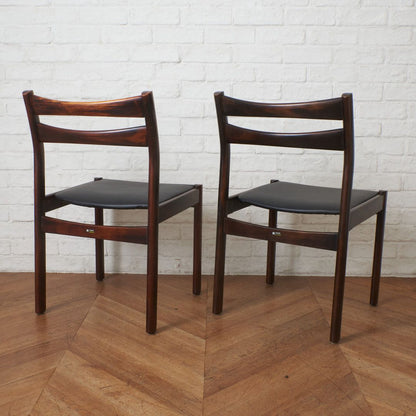 ダイニングチェア 2脚セット / 張替済