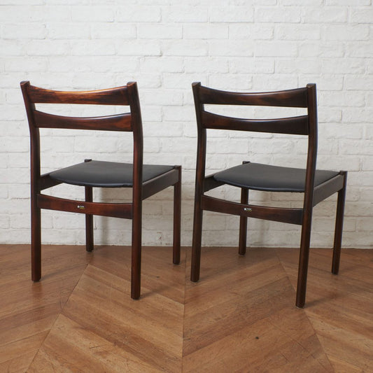 ダイニングチェア 2脚セット / 張替済