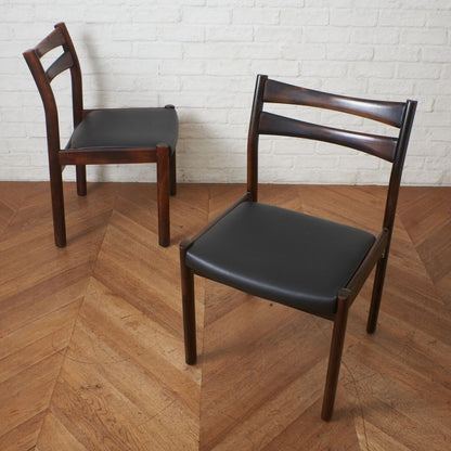 ダイニングチェア 2脚セット / 張替済