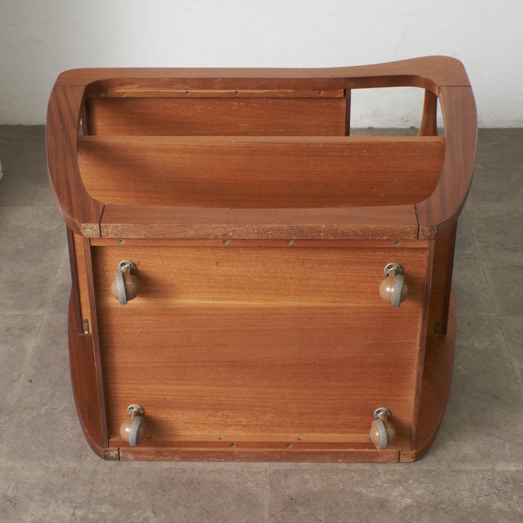 英国ヴィンテージ タイルトップ トロリー