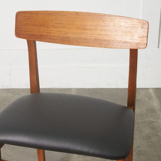 英国ヴィンテージ ダイニングチェア / 張替済