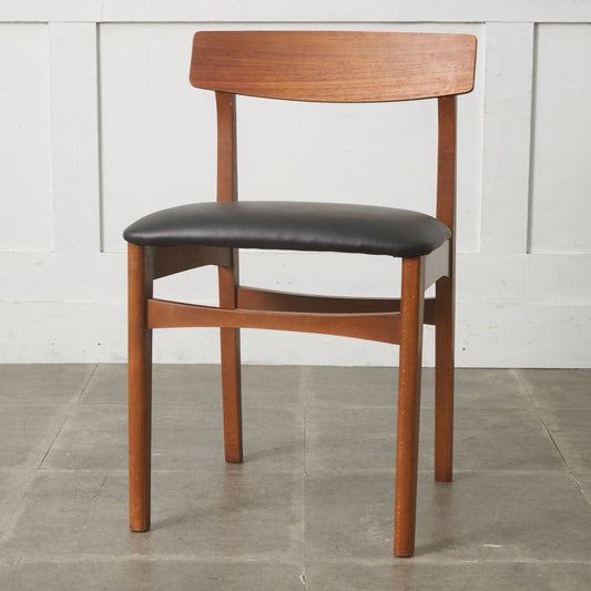 英国ヴィンテージ ダイニングチェア / 張替済