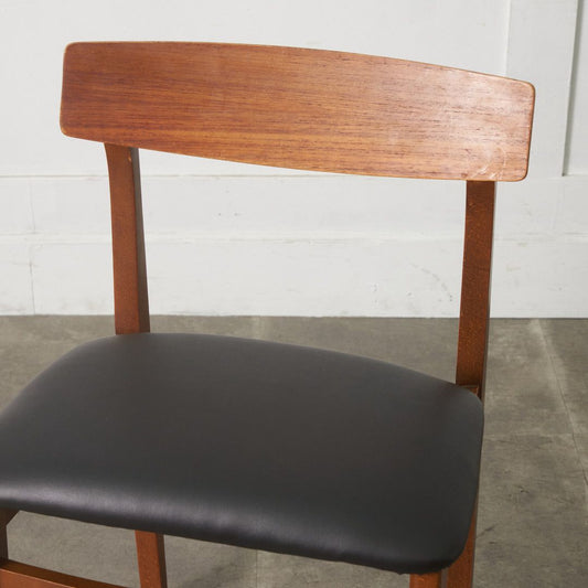 英国ヴィンテージ ダイニングチェア / 張替済