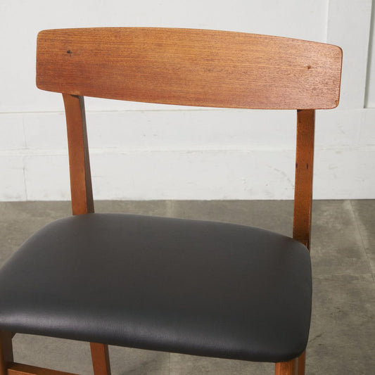 英国ヴィンテージ ダイニングチェア / 張替済