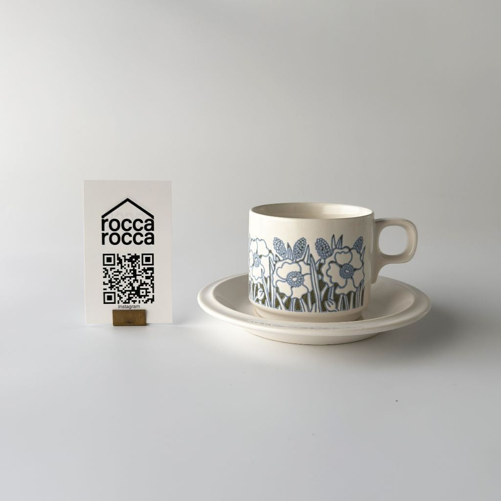 FLEUR フルール カップ＆ソーサー ブルー