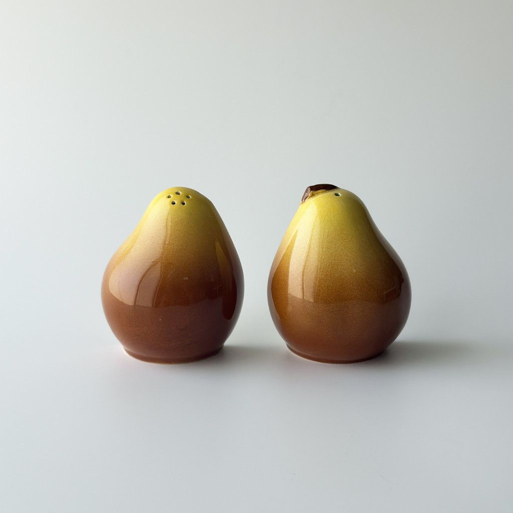 ヴィンテージ 梨モチーフ ソルト＆ペッパー