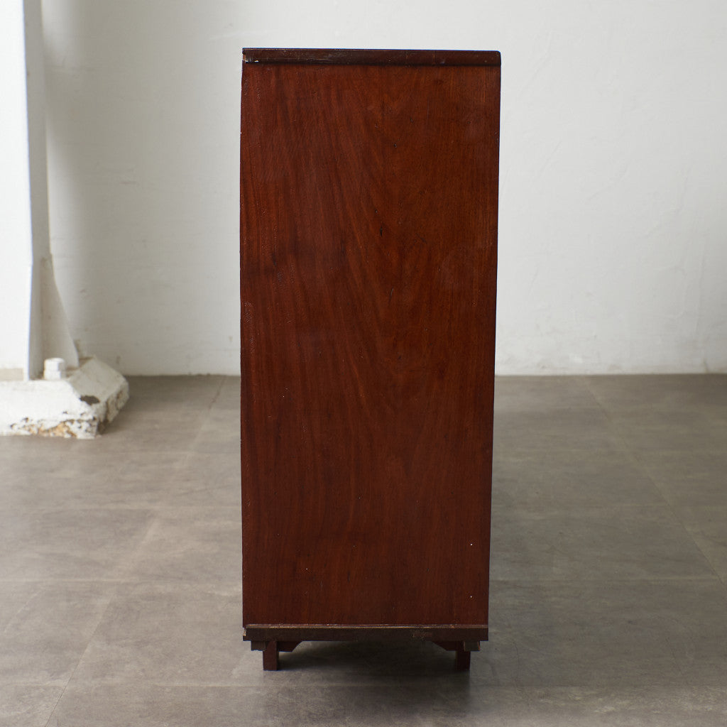 英国ヴィンテージ ナローブックケース