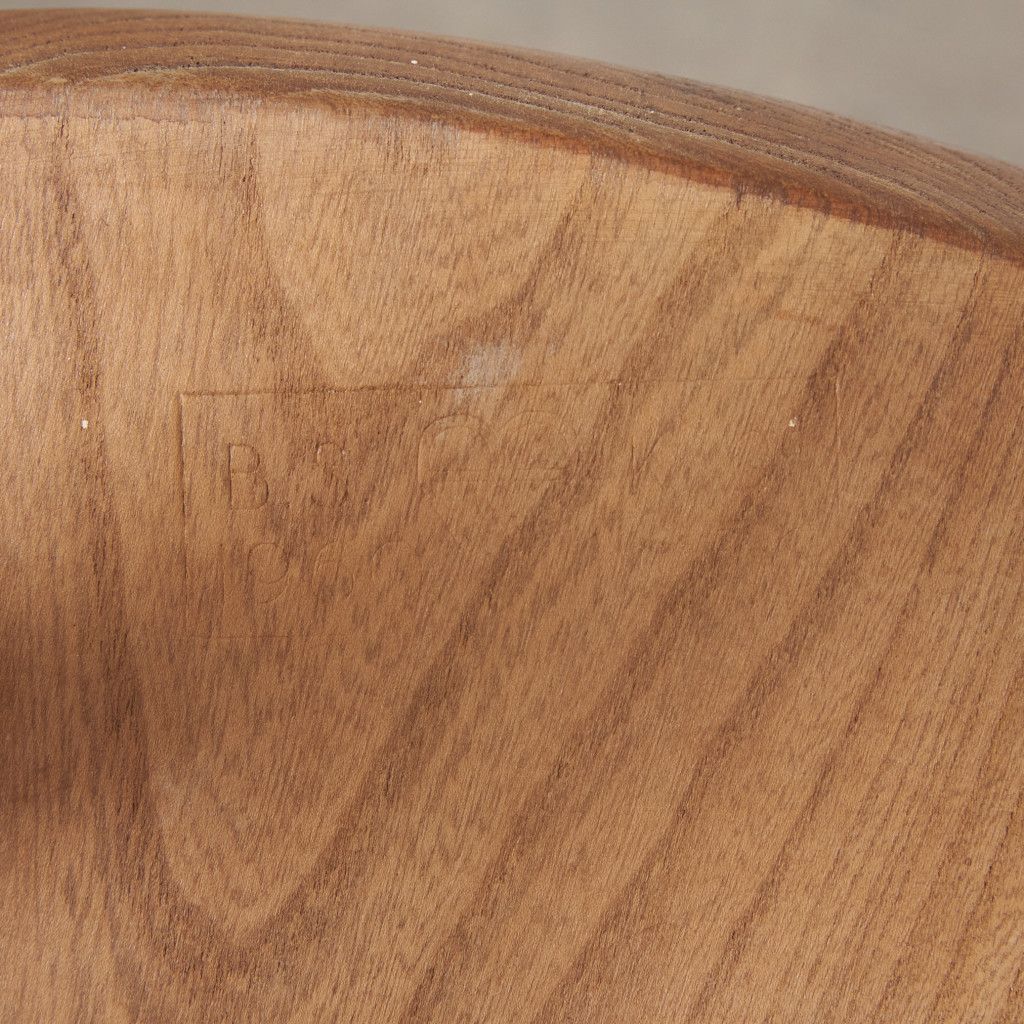 4本スポーク フープバックチェア