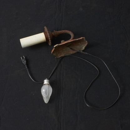 年代物 蝋燭型 ブラケット