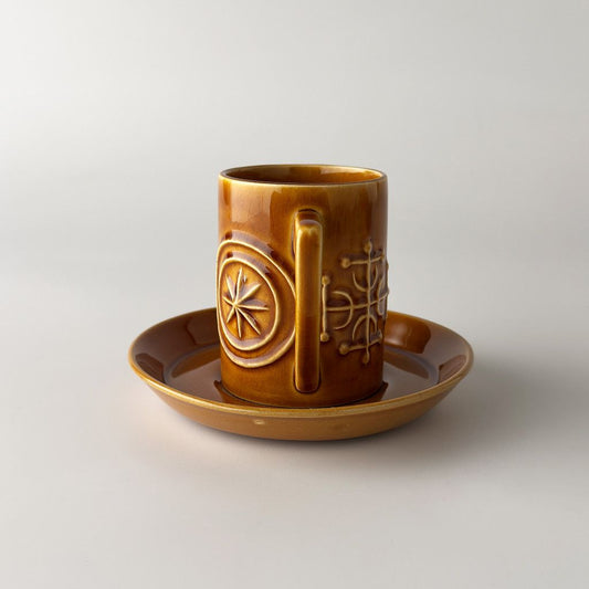Totem トーテム カップ＆ソーサー ディープブラウン