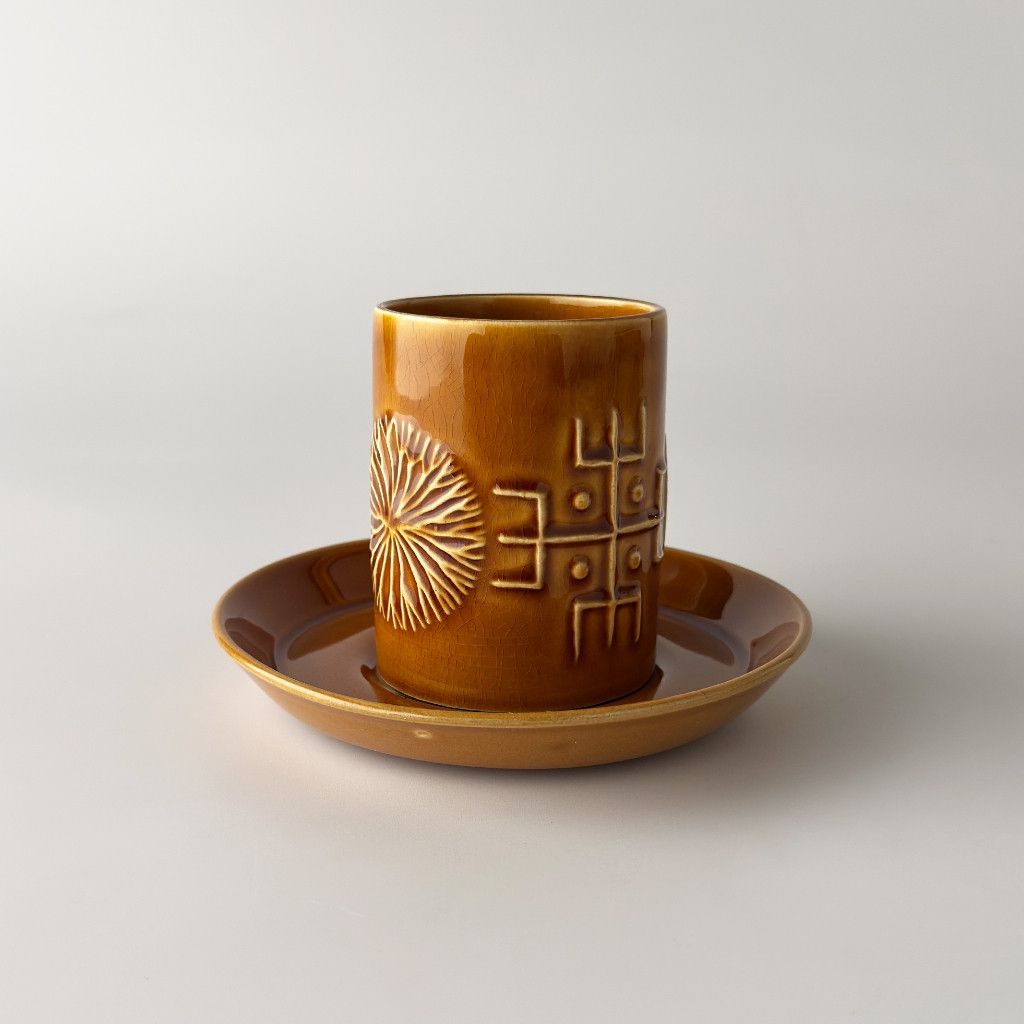 Totem トーテム カップ＆ソーサー ディープブラウン