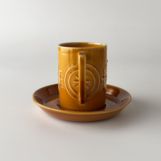 Totem トーテム カップ＆ソーサー ブラウン