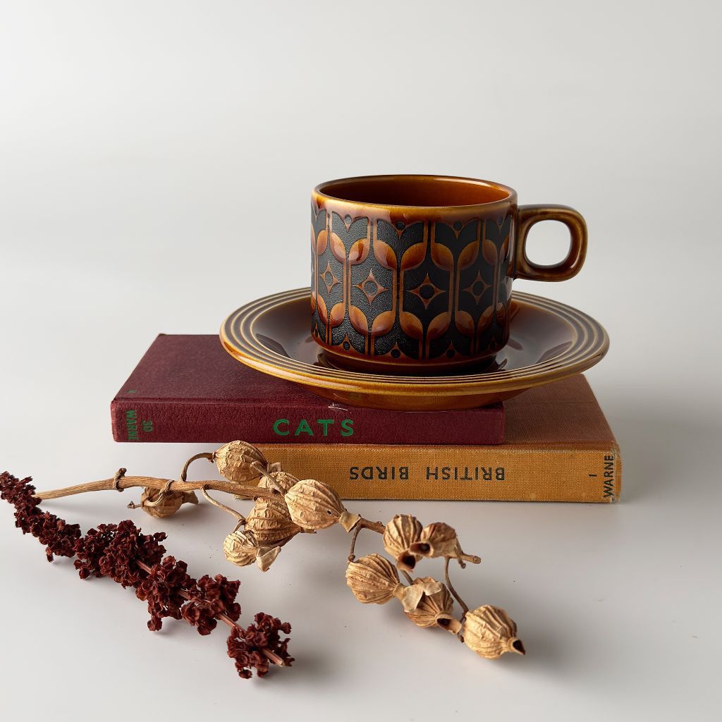 Heirloom エアルーム カップ&ソーサー Autumn brown