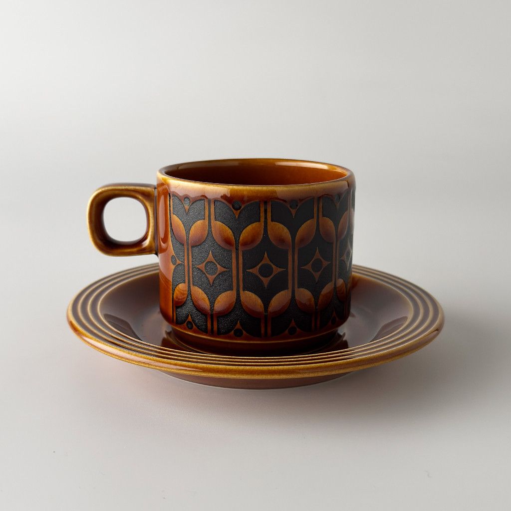 Heirloom エアルーム カップ&ソーサー Autumn brown