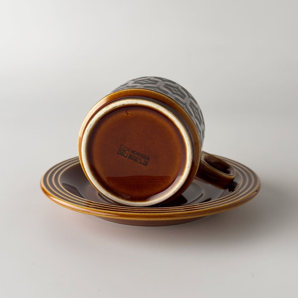 Heirloom エアルーム カップ&ソーサー Autumn brown