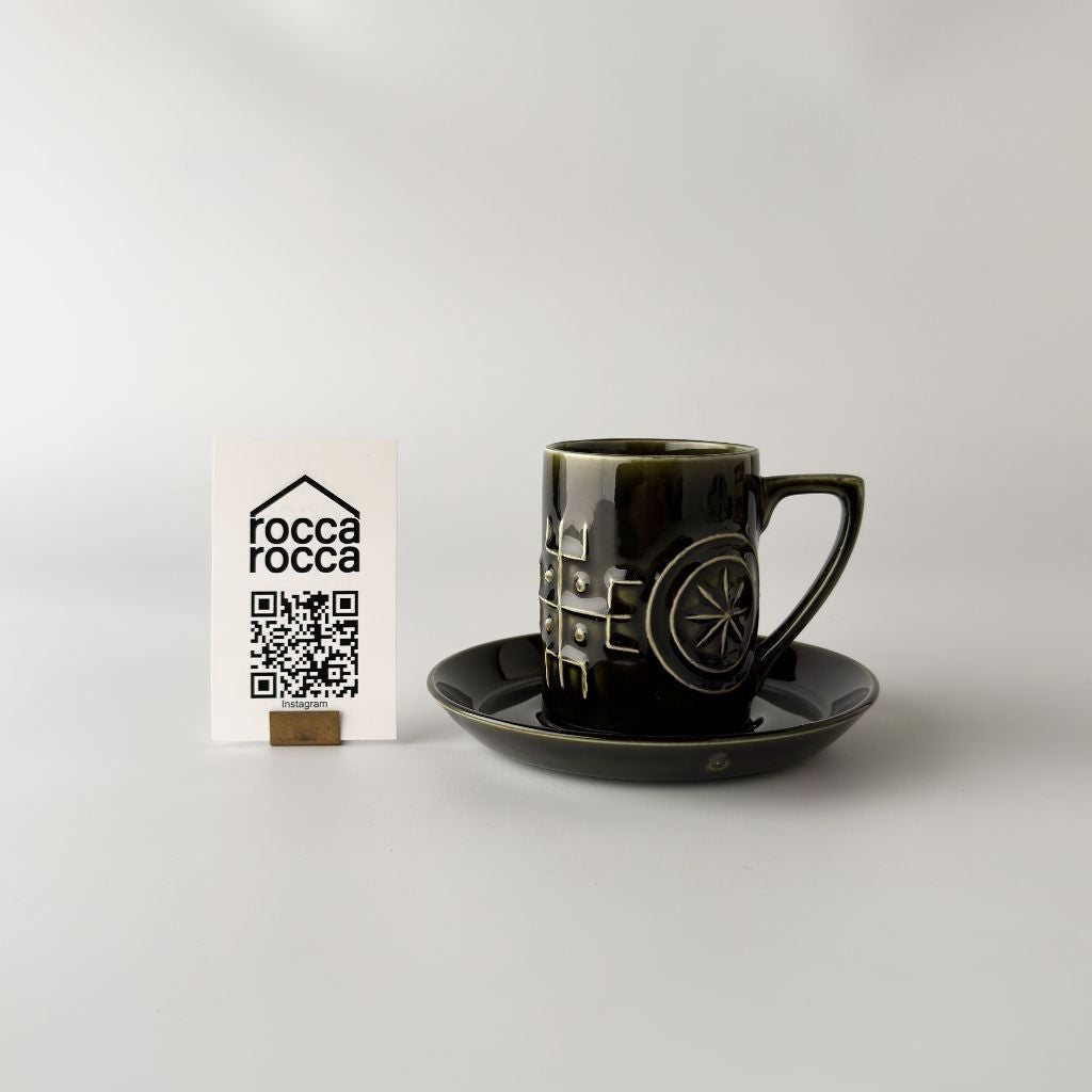 Totem トーテム カップ＆ソーサー ディープグリーン