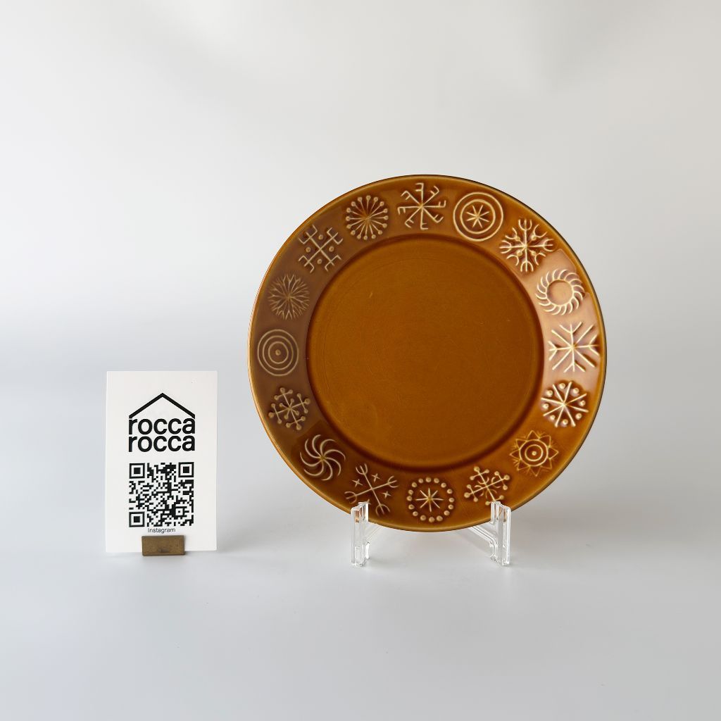 Totem トーテム ケーキプレート ブラウン