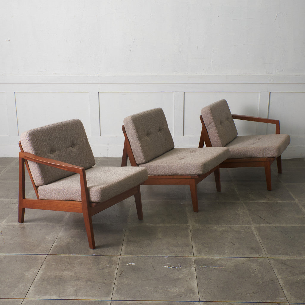 ヴィンテージ 3人掛け セパレートソファ