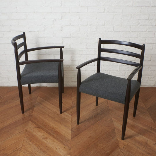 CIGARRO アームチェア 2脚セット / 張替済