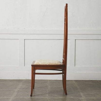 アールヌーボー ハイバックチェア / 張替済