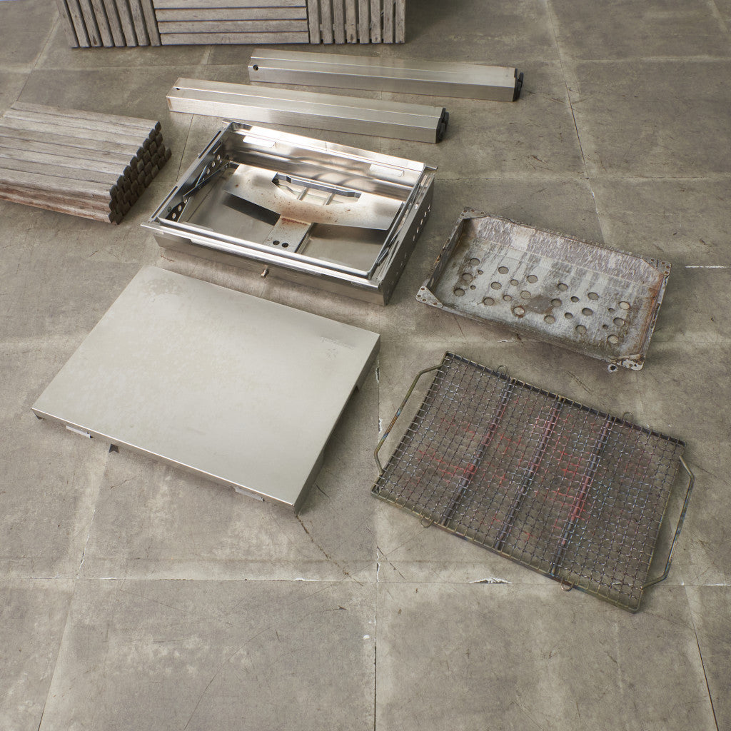 ガーデンユニットテーブル & グリル セット