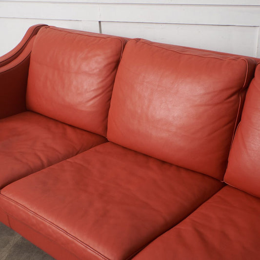 ETON 本革張り 3人掛けソファ