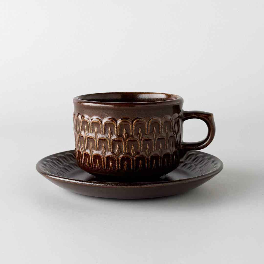 Pennine ペンニン カップ＆ソーサー ブラウン