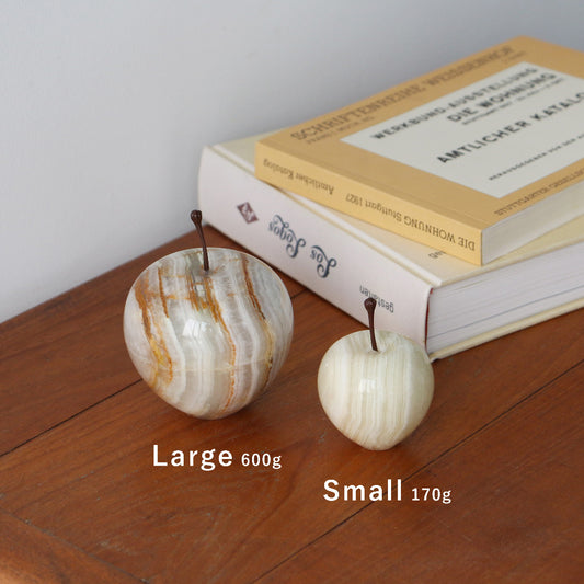 ストーンオブジェ Marble Apple ストライプ Small
