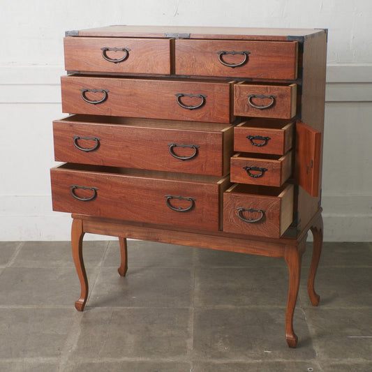リメイク品 欅材 和箪笥