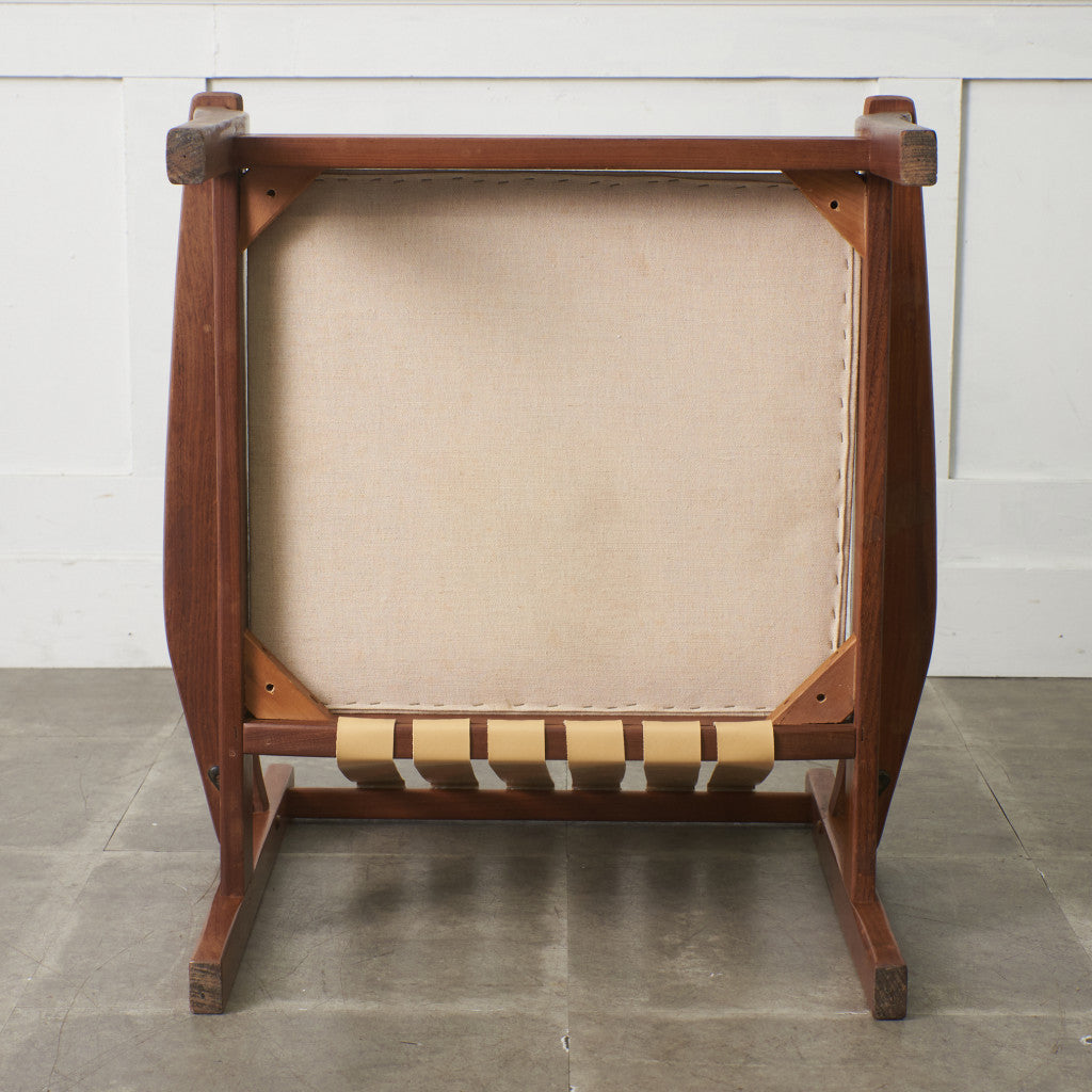 イギリスヴィンテージ アームチェア / 張替済