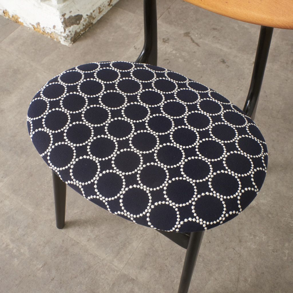 イタリアヴィンテージ ダイニングチェア / 張替済