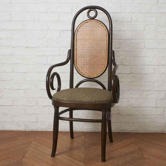 籐張り ベントウッドサイドチェア / ダイニングチェア