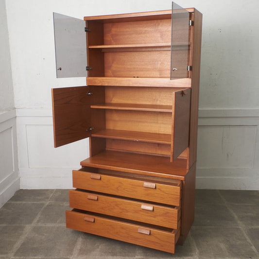 英国ヴィンテージ ウォールユニット キャビネット