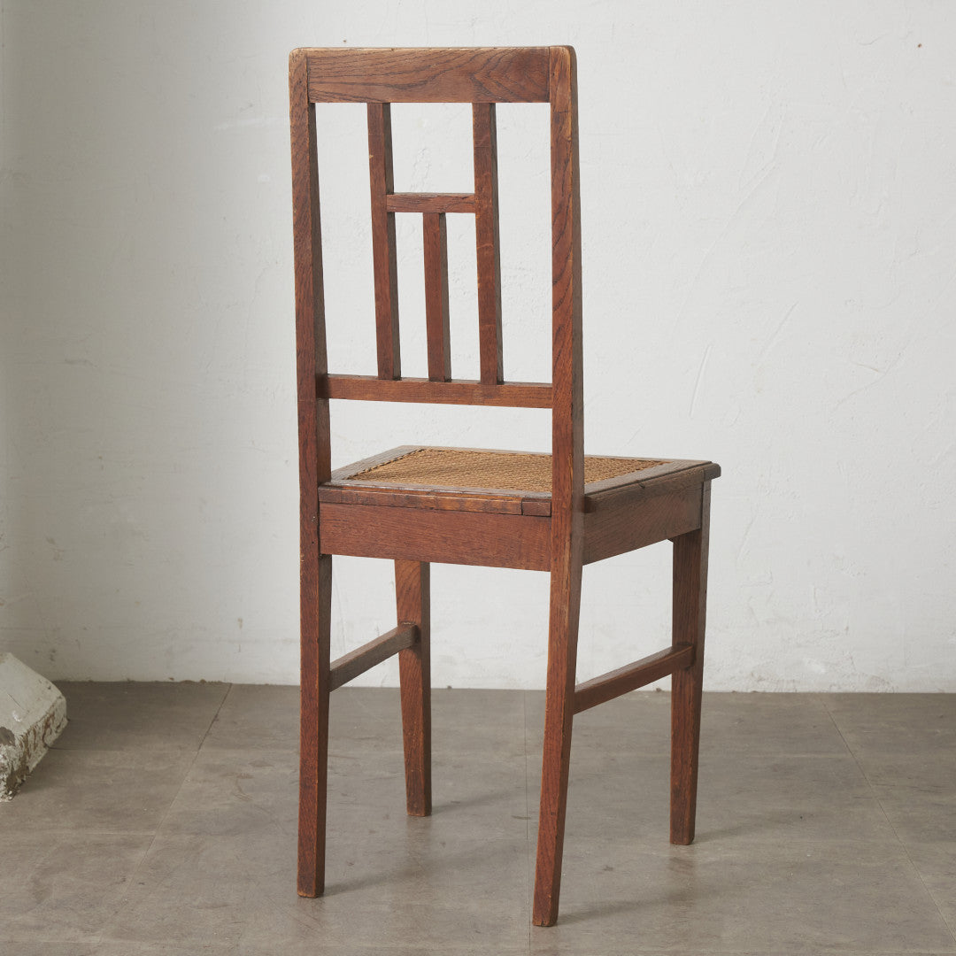 英国ヴィンテージ ダイニングチェア (401) 英国アンティーク 籐張りダイニングチェア – rocca rocca