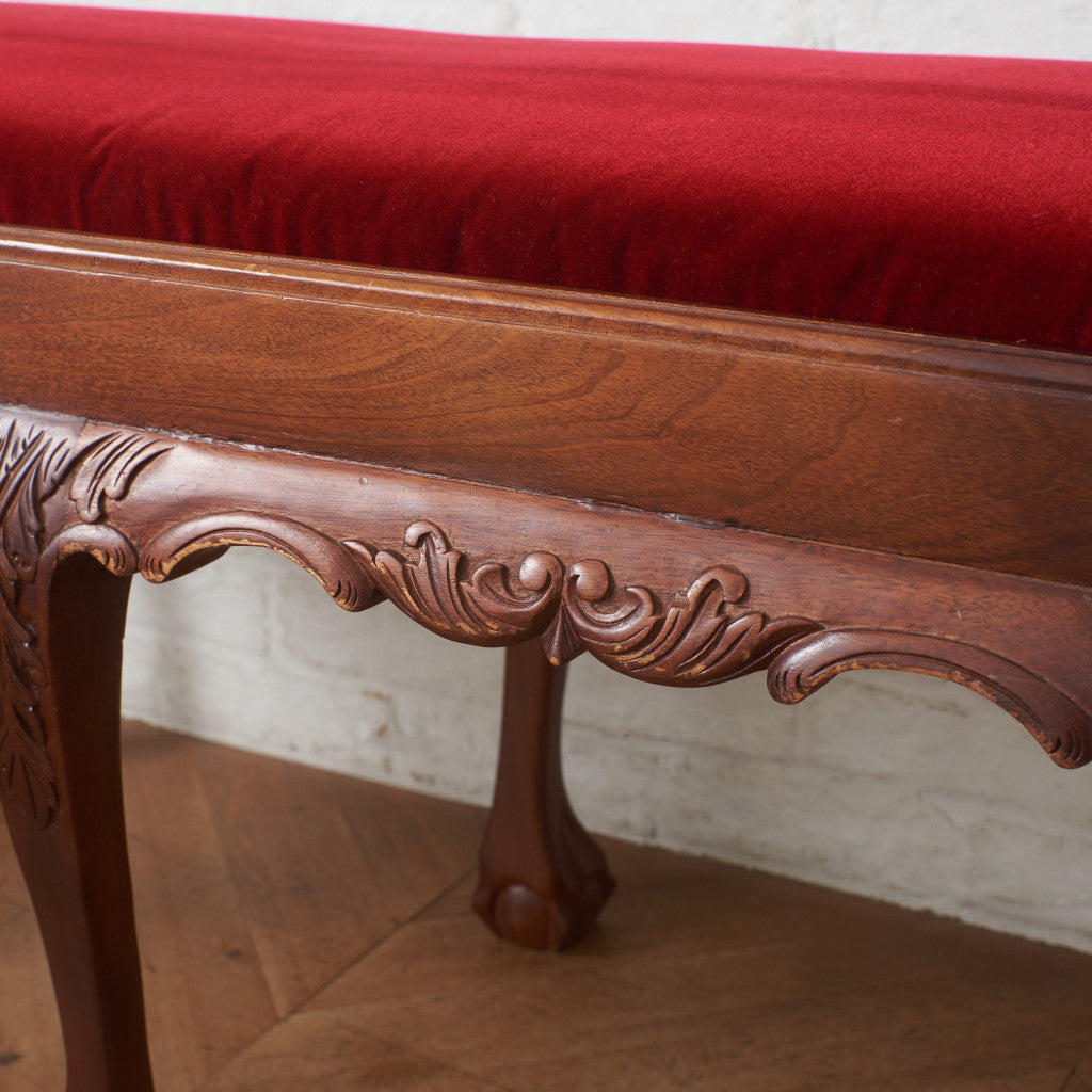 英国クラシック スツール / 張替済