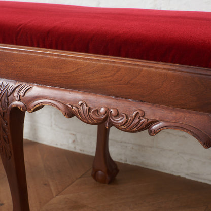 英国クラシック スツール / 張替済