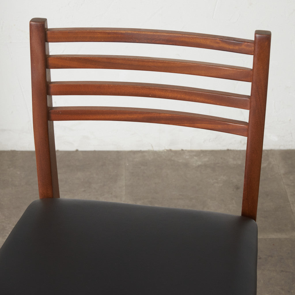 英国ヴィンテージ ラダーバック ダイニングチェア / 張替済