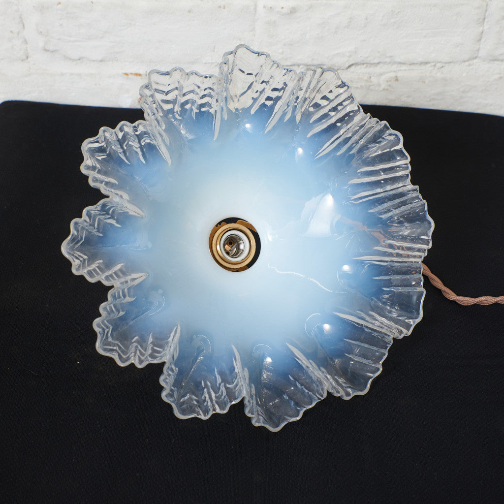 アンティーク ミルクガラス×クリアガラス ペンダントライト｜rocca rocca