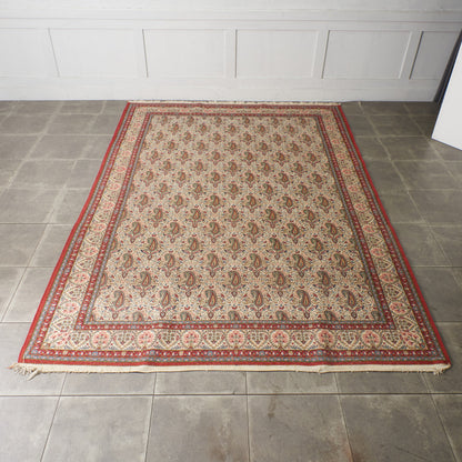 ウール製 手織り 絨毯