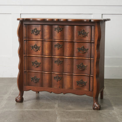 フランス クラシック 4段チェスト