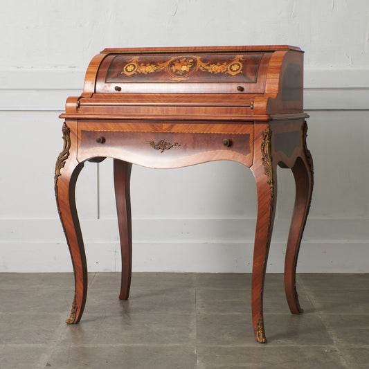 イタリアクラシック ロールトップライティングビューロー