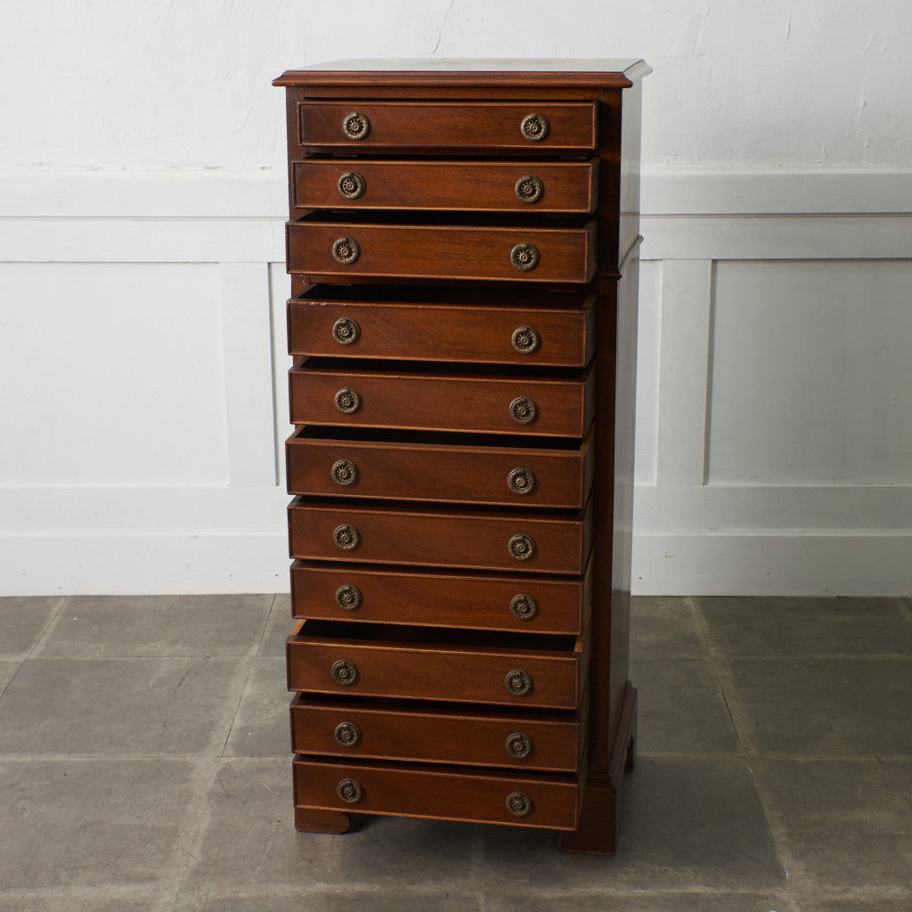 英国クラシック 11段 ハイチェスト