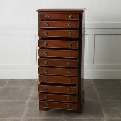 英国クラシック 11段 ハイチェスト