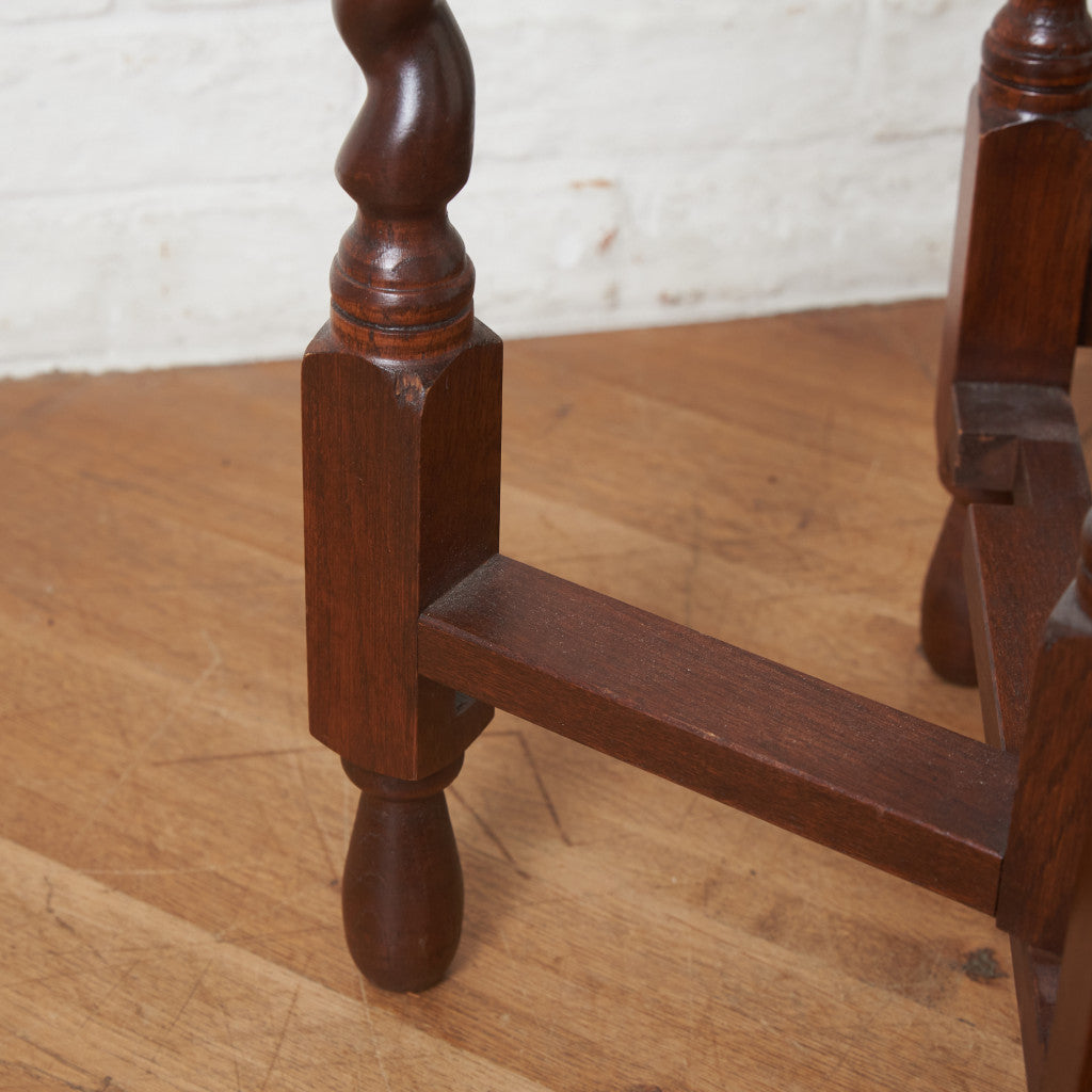 アンティーク ドロップリーフ ゲートレッグテーブル