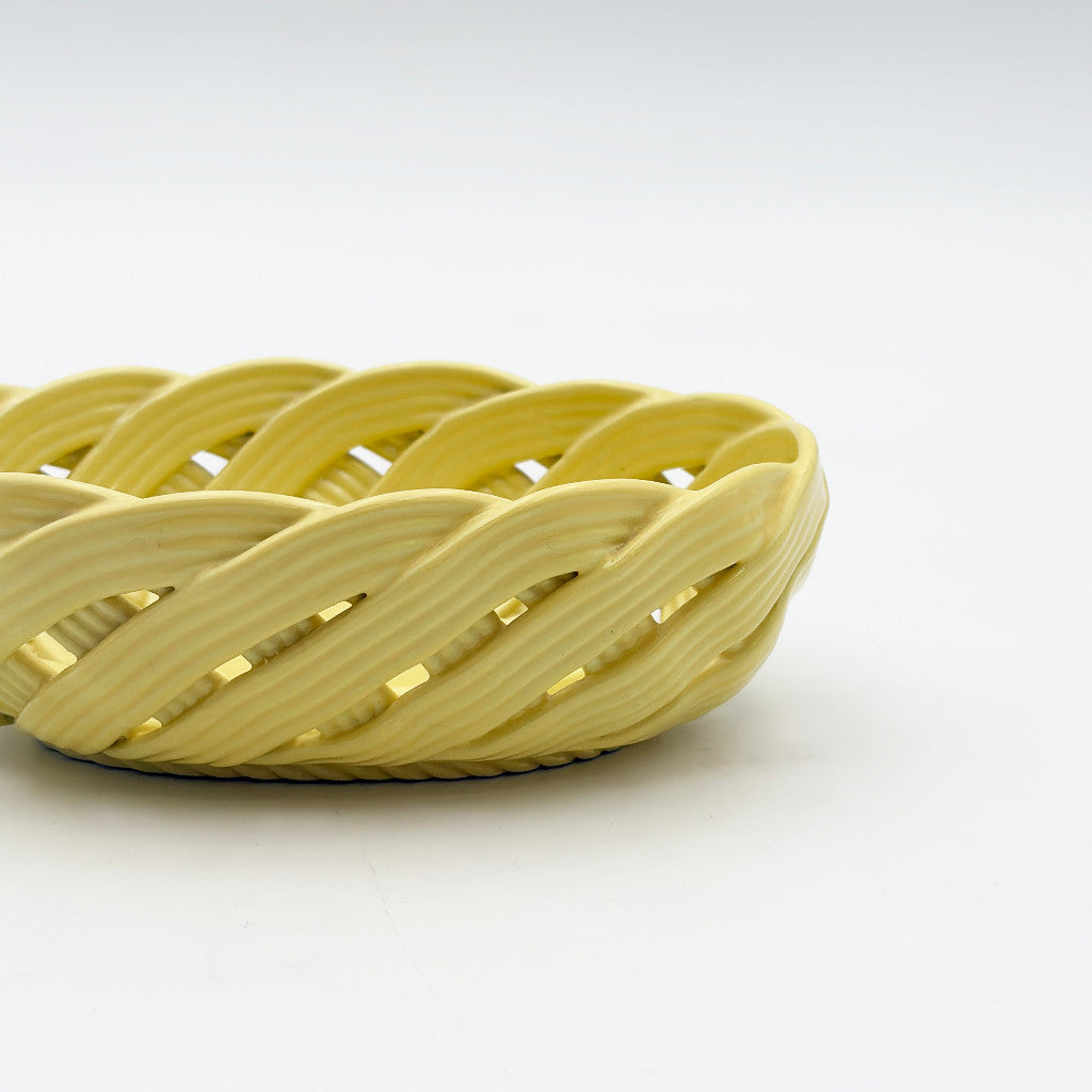 イタリア製 ヴィンテージ セラミックバスケット