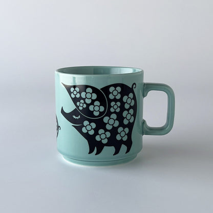 Hornsea x Magpie マグカップ  Piggie Family Teal