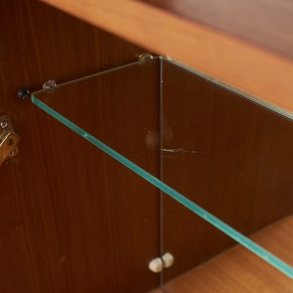 ヴィンテージ ビューロー付きブックケース