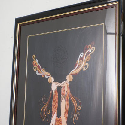 ERTE [ Kiss of Fire ] リトグラフ