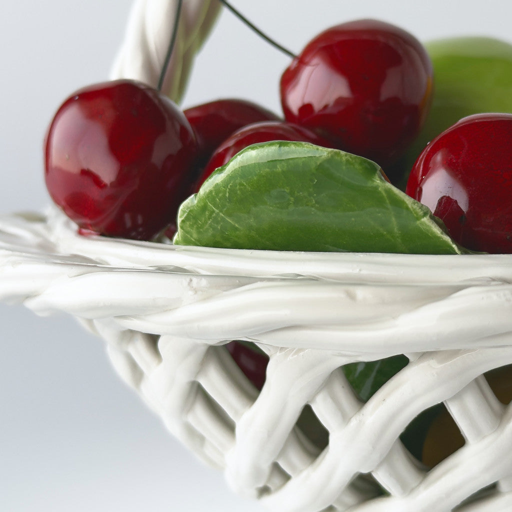 ヴィンテージ セラミック フルーツバスケット